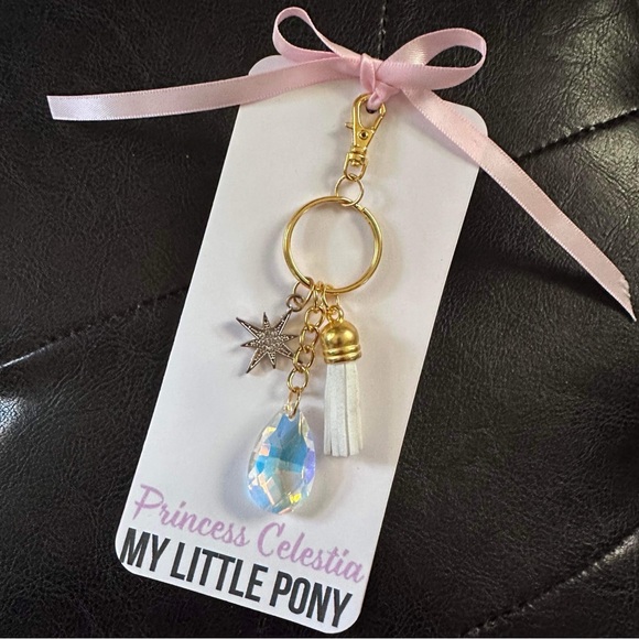 New Handmade Keychain Inspired by "Princess Celestia" (My Little Pony) - Picture 2 of 3
